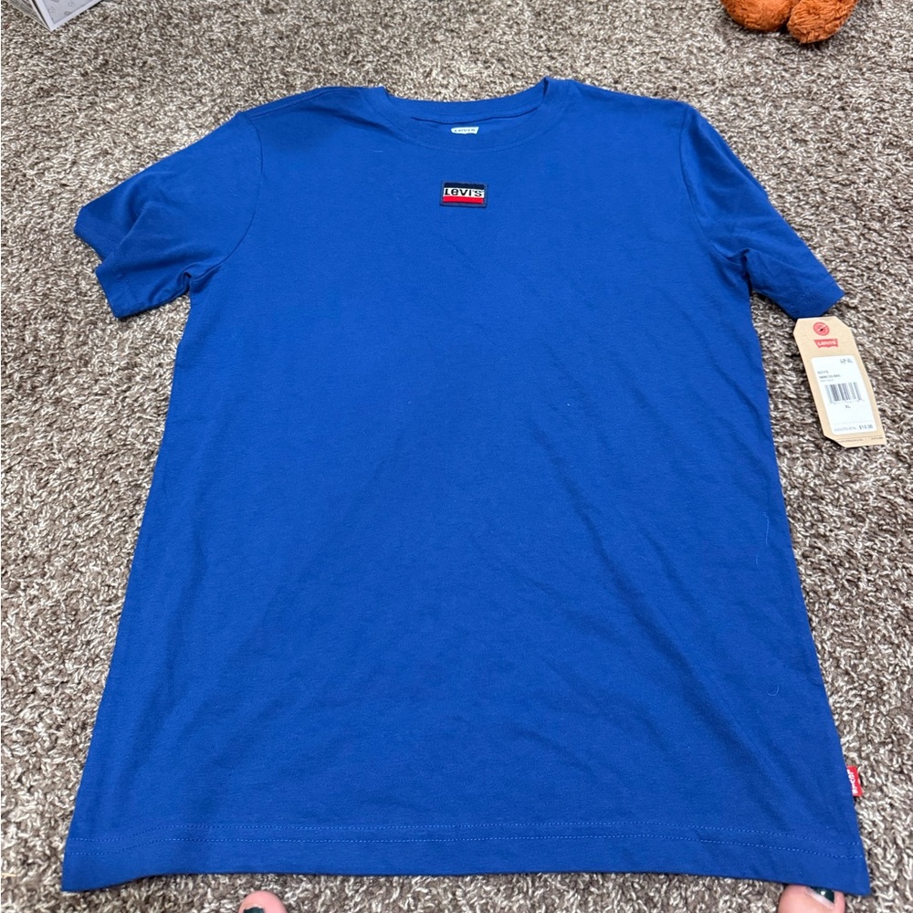 🍊Levi's Royal Blue Tee with Logo Patch